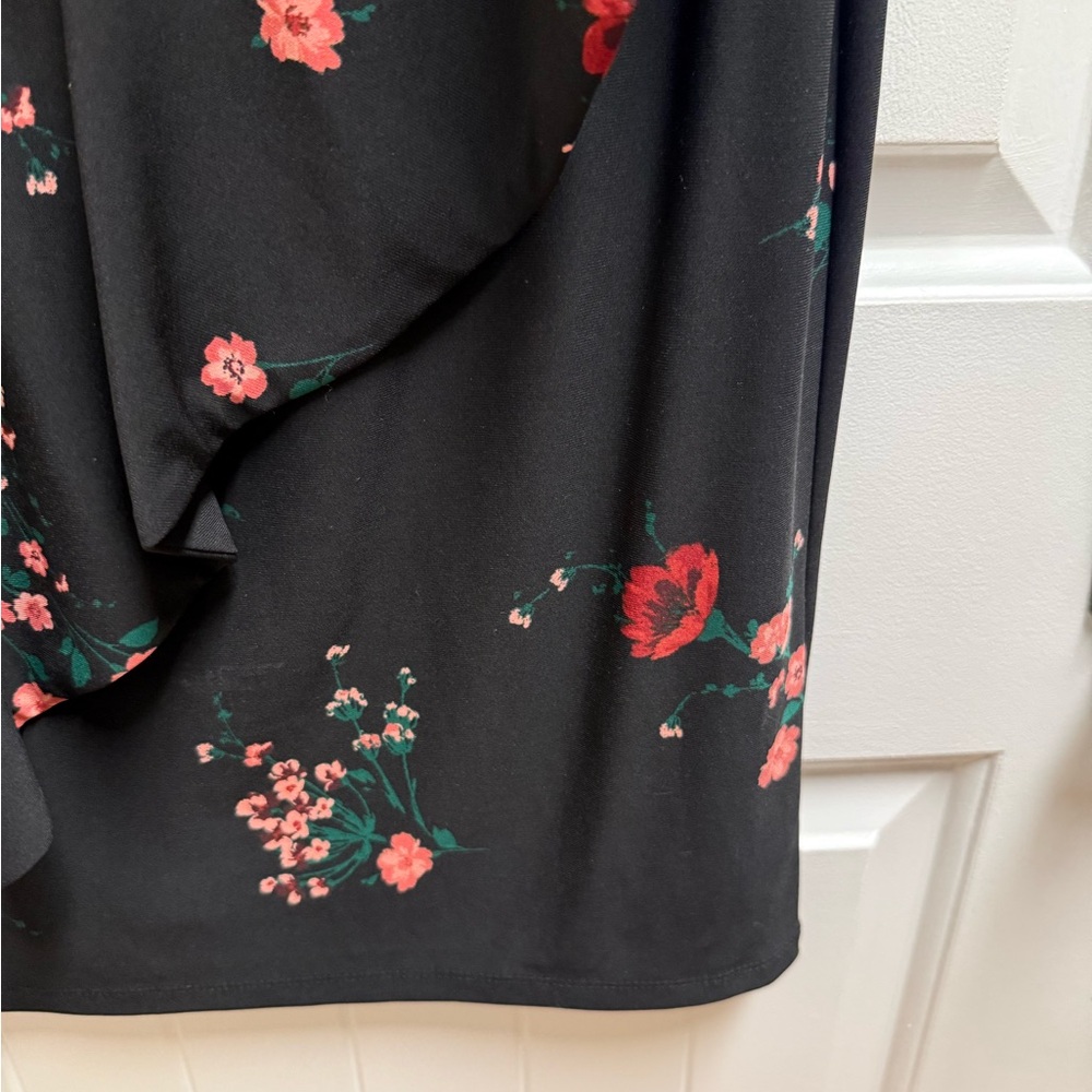 Lauren Ralph Lauren Cleora floral faux-wrap dress Size 2, Worn Once perfect cond - Picture 8 of 15